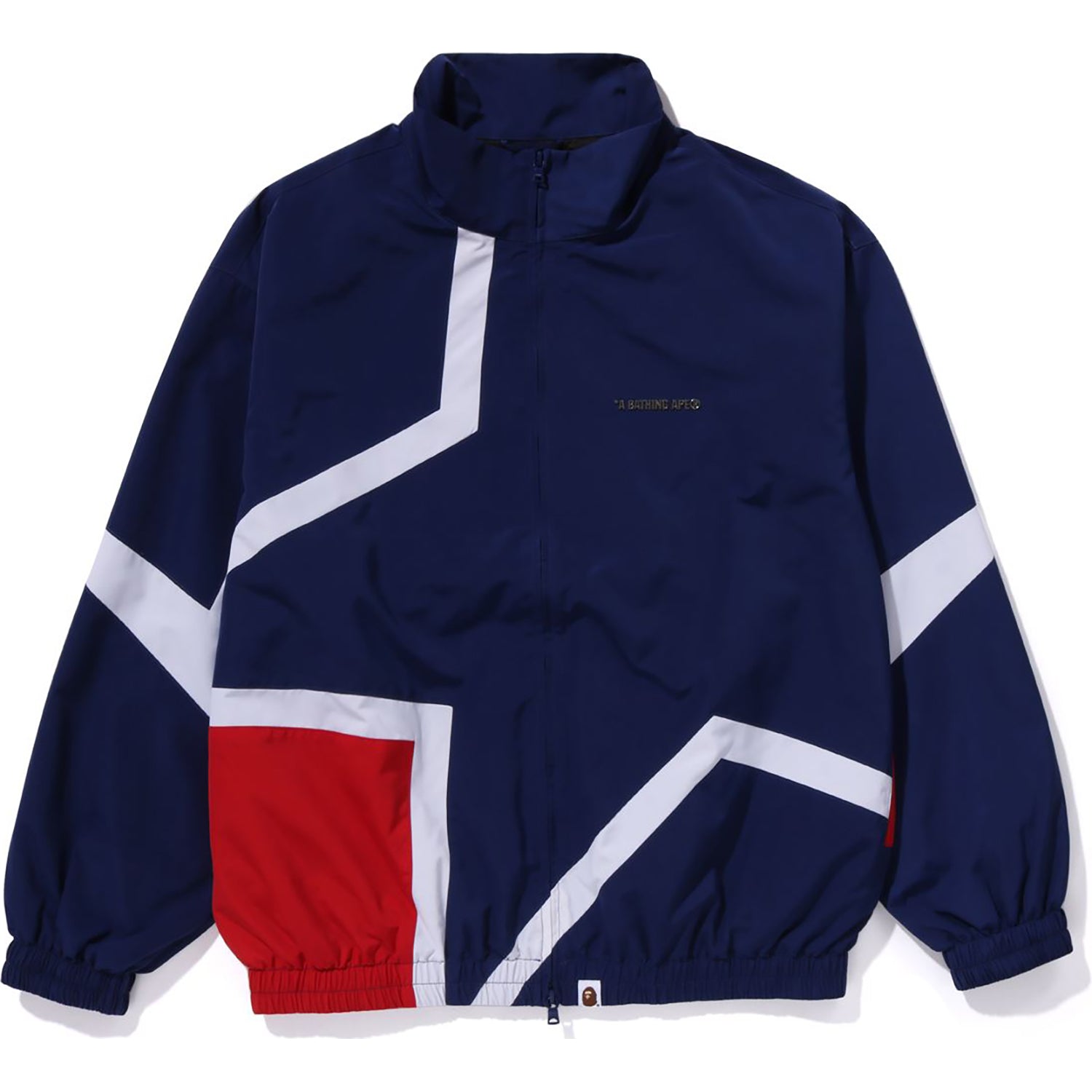 COLOR BLOCKING METAL LOGO PIN TRACK JACKET MENS – us.bape.com