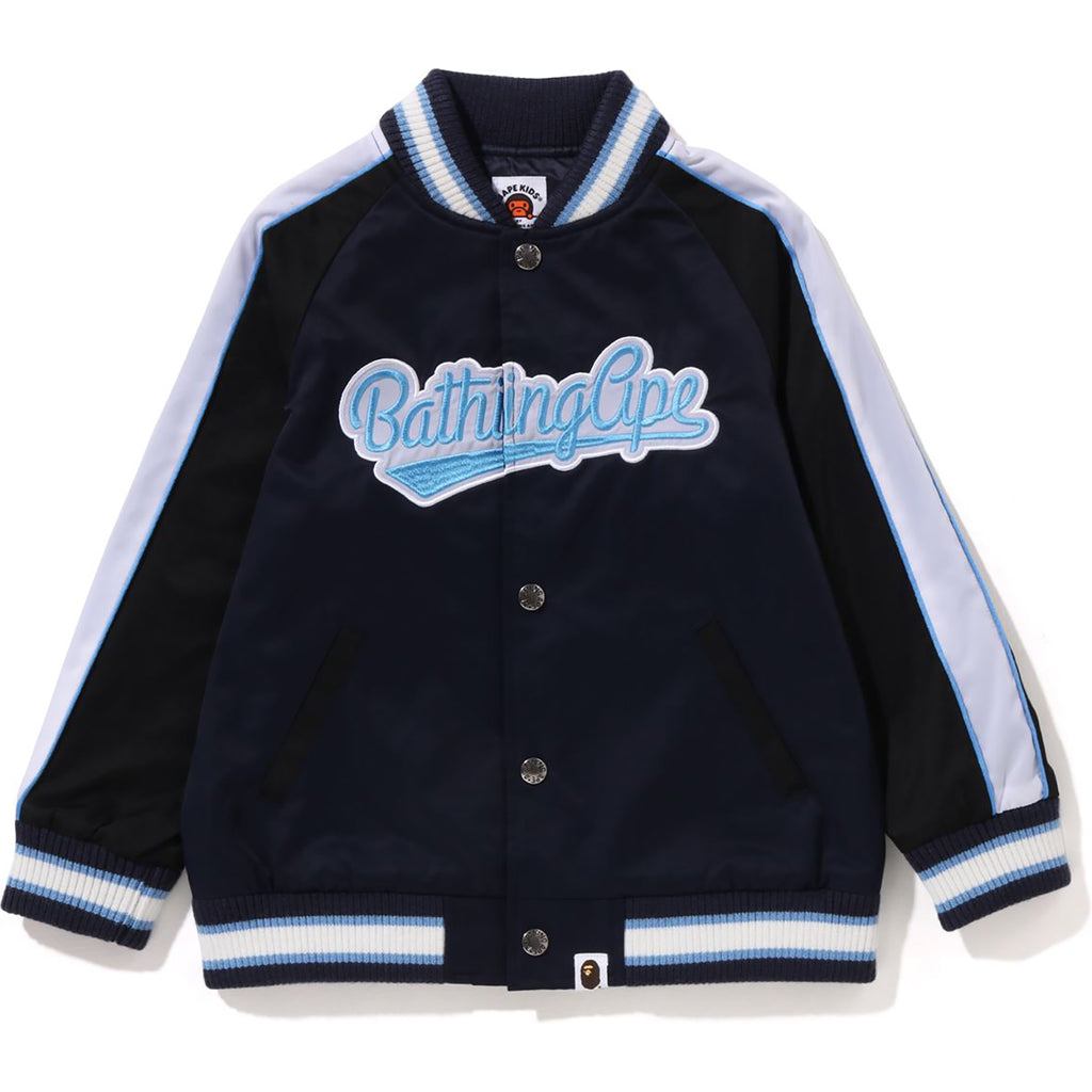 BATHING APE PATCH STADIUM JACKET KIDS