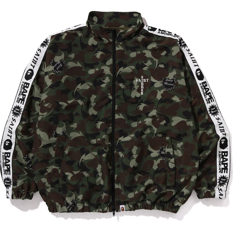 BAPE X SAINT MXXXXXX HEART CAMO TRACK JACKET MENS –