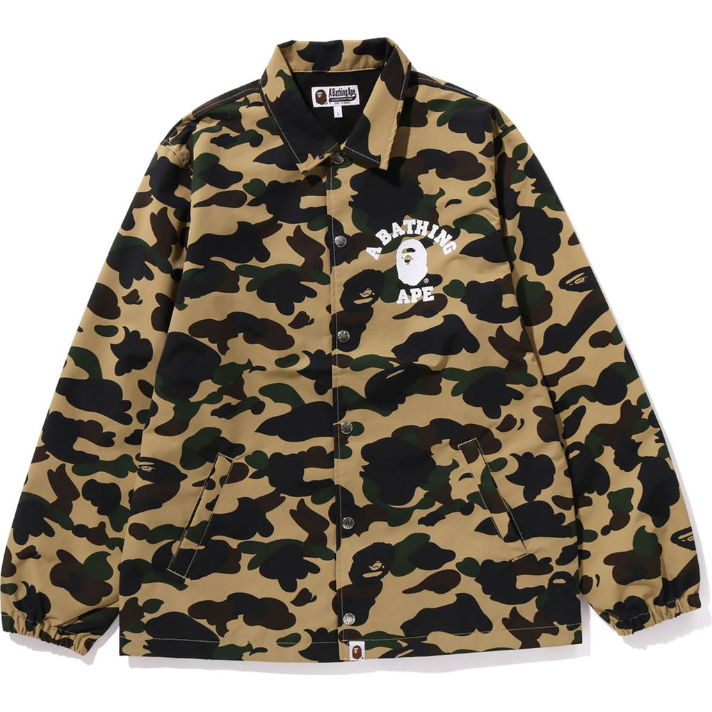 Bape 1st store camo coach jacket