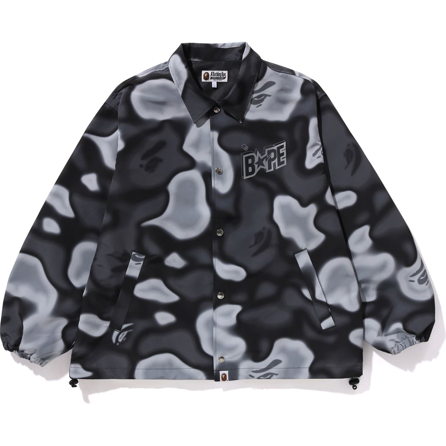 LIQUID CAMO BAPE STA COACH JACKET RELAXED FIT MENS