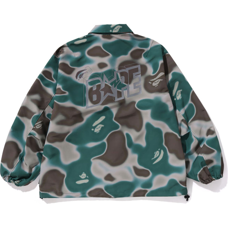 Bape Blue Camo Coach Jacket ABC CAMO COACH JACKET