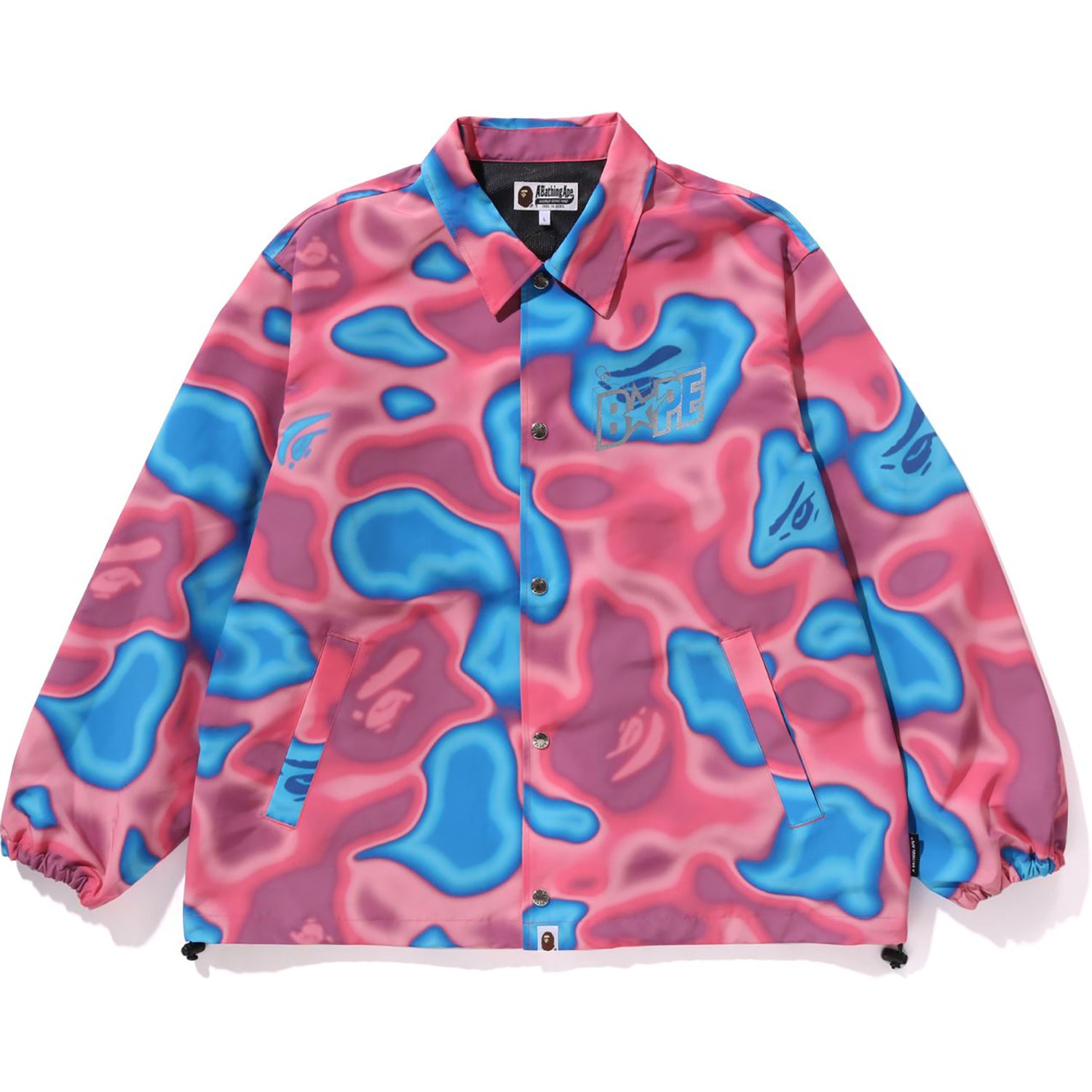 LIQUID CAMO BAPE STA COACH JACKET RELAXED FIT MENS – us.bape.com