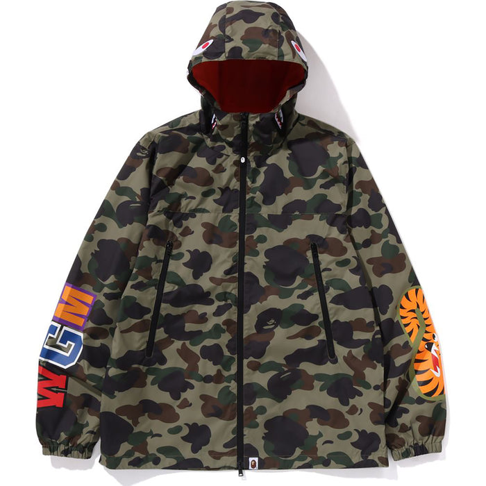 1ST CAMO SHARK HOODIE JACKET MENS