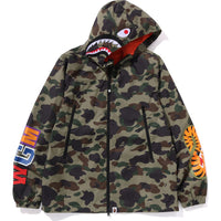 1ST CAMO SHARK HOODIE JACKET MENS