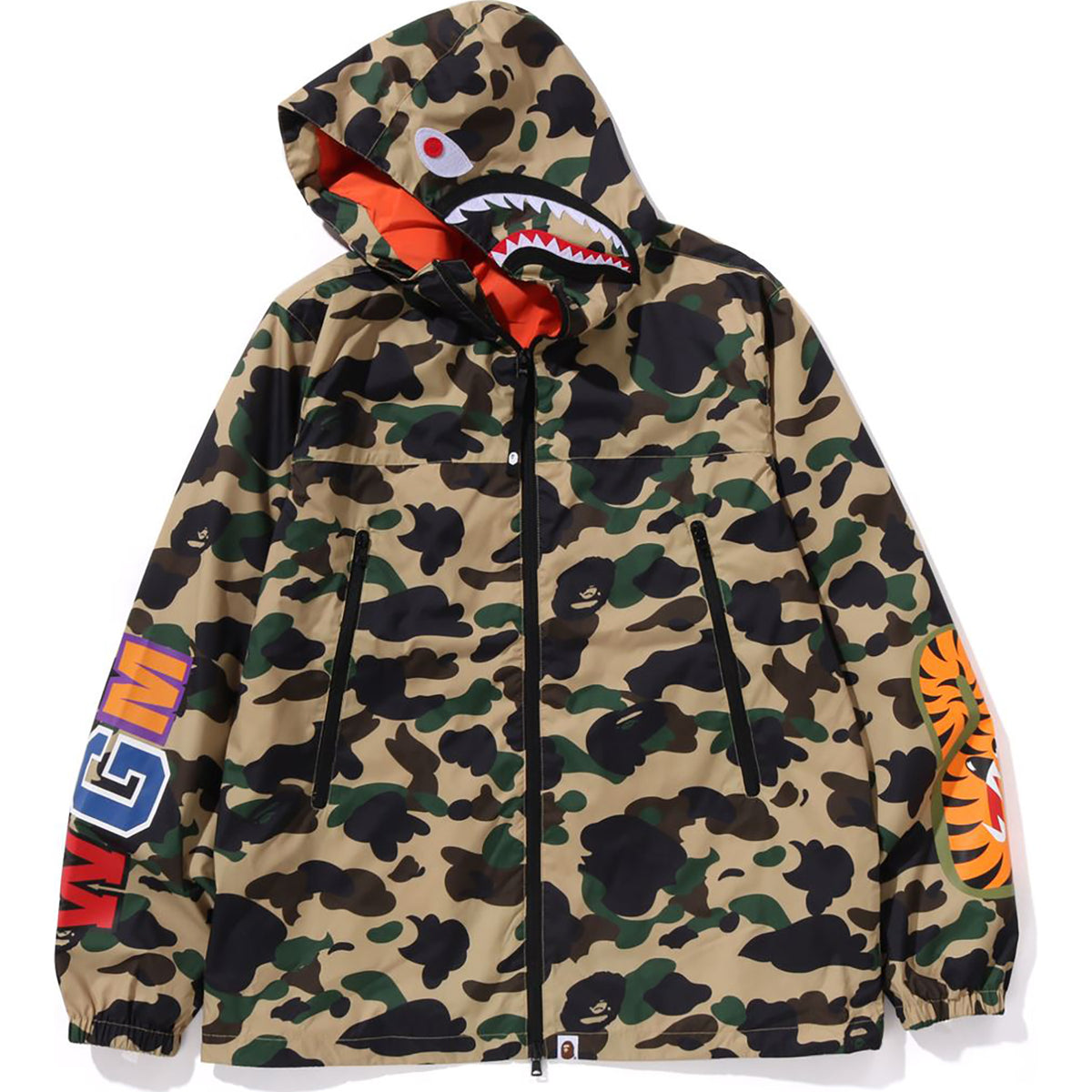 1ST CAMO SHARK HOODIE JACKET MENS