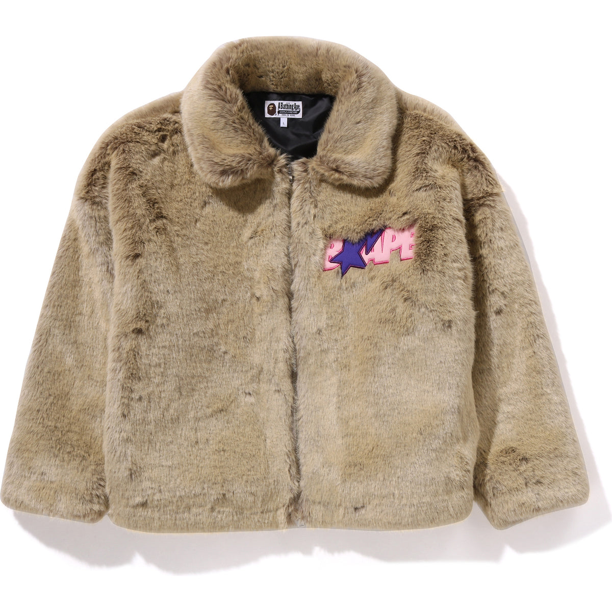 BAPE® X DON TOLIVER FAUX FUR JACKET