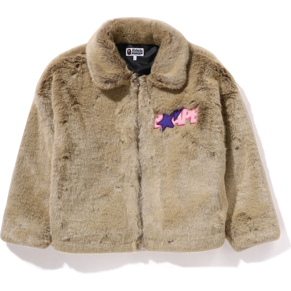 ジャケット・アウター Convertible Faux Fur Tippet Coat M 001LJK731901_BEI_A_grande.jpg?