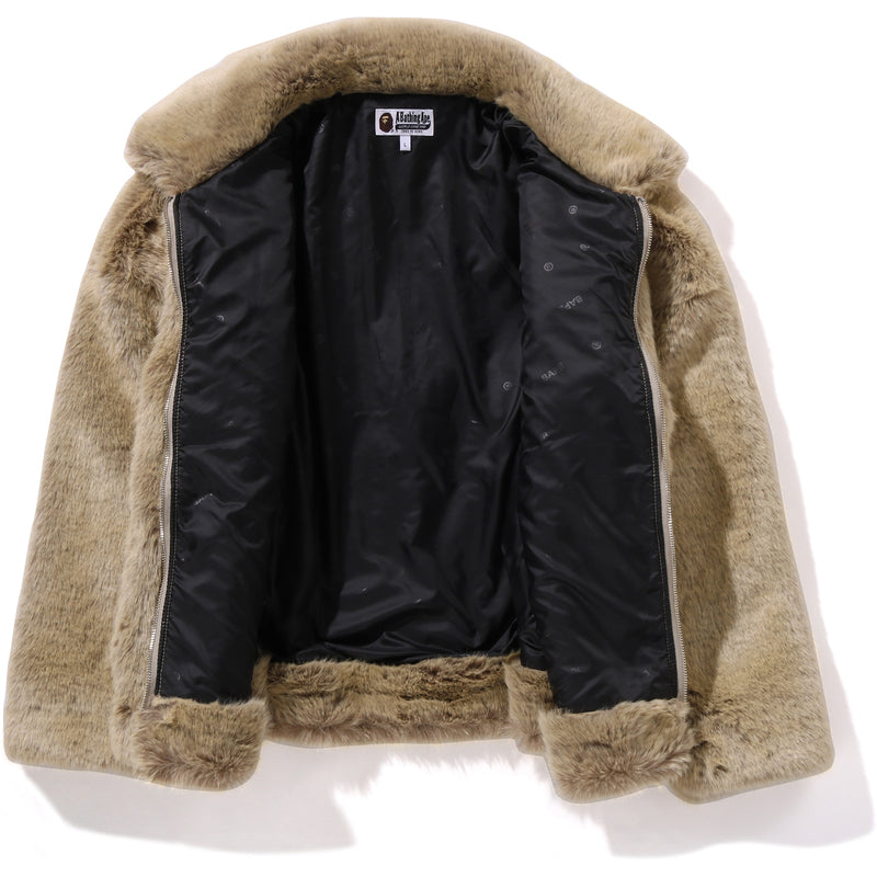 BAPE® X DON TOLIVER FAUX FUR JACKET