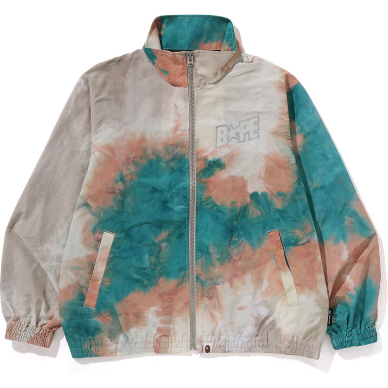 TIE DYE TRACK JACKET MENS