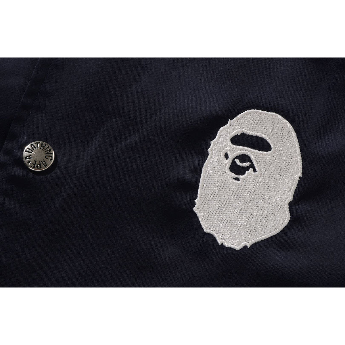 A BATHING APE NYLON VARSITY JACKET MENS