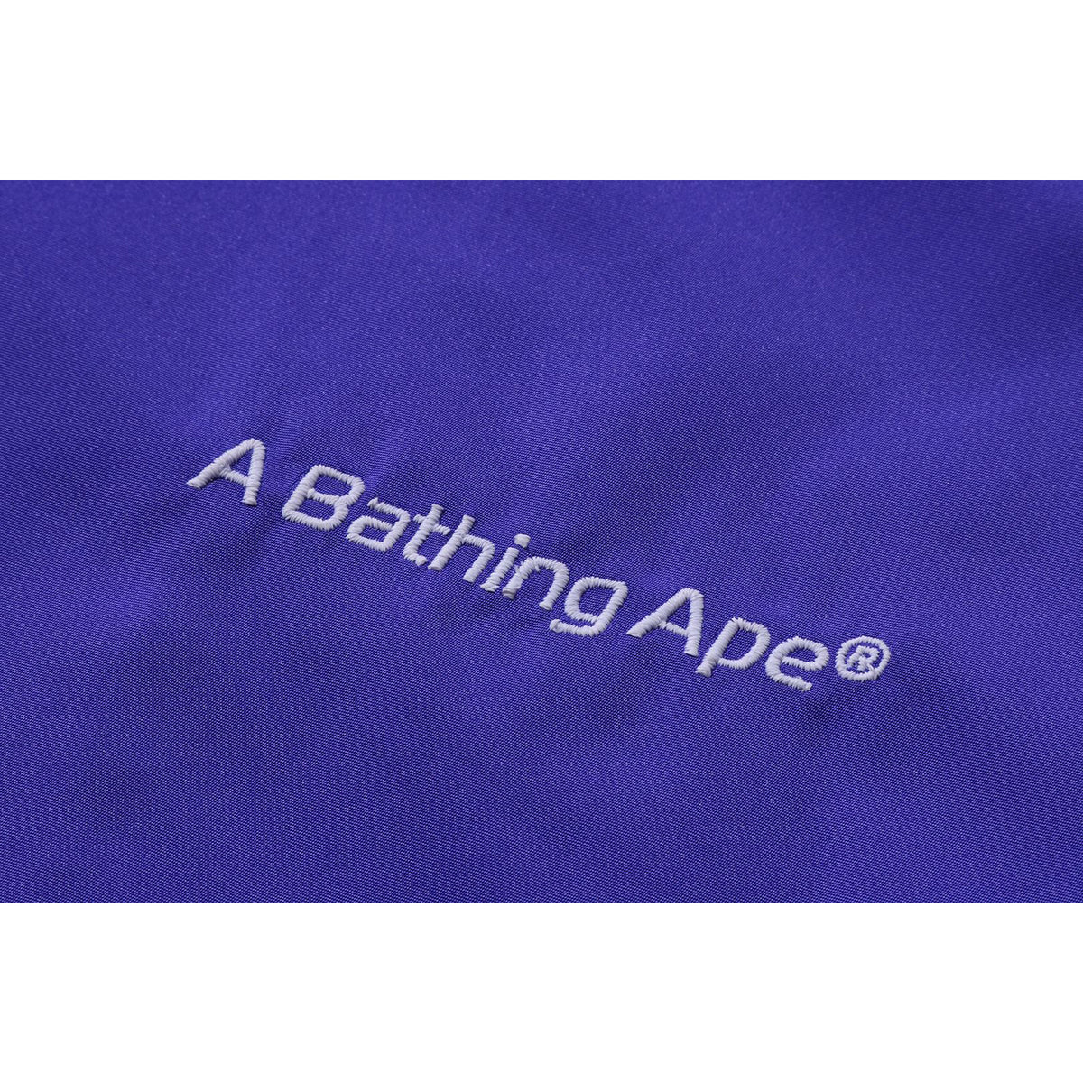 BATHING APE LOGO NYLON TRACK JACKET MENS