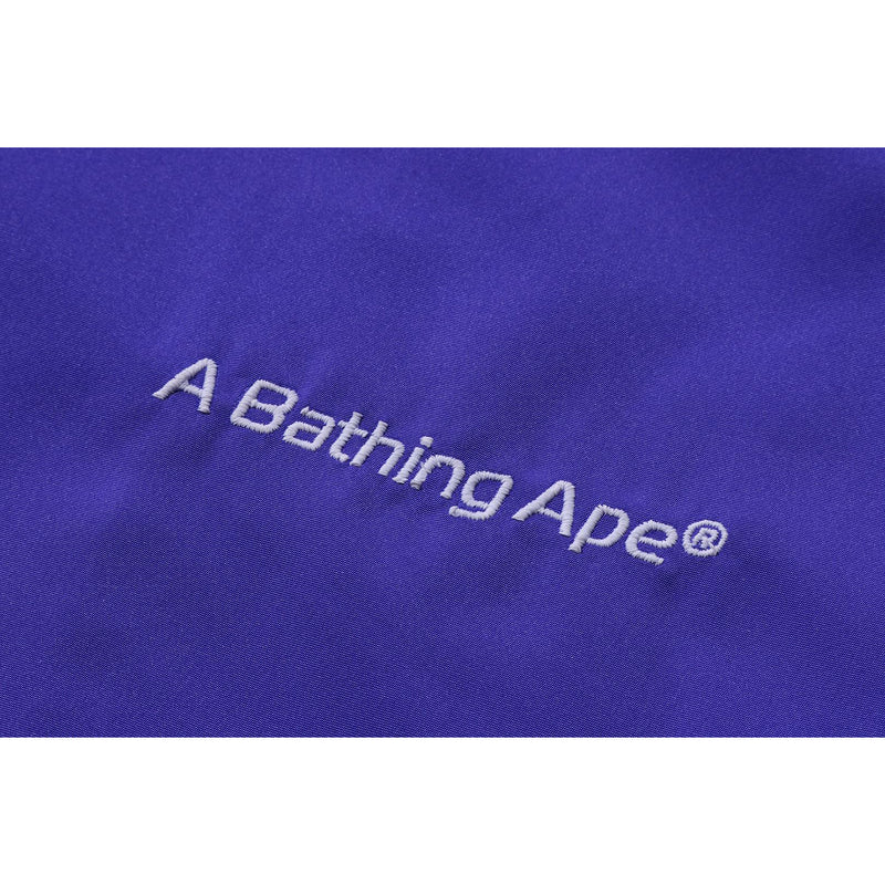 BATHING APE LOGO NYLON TRACK JACKET MENS