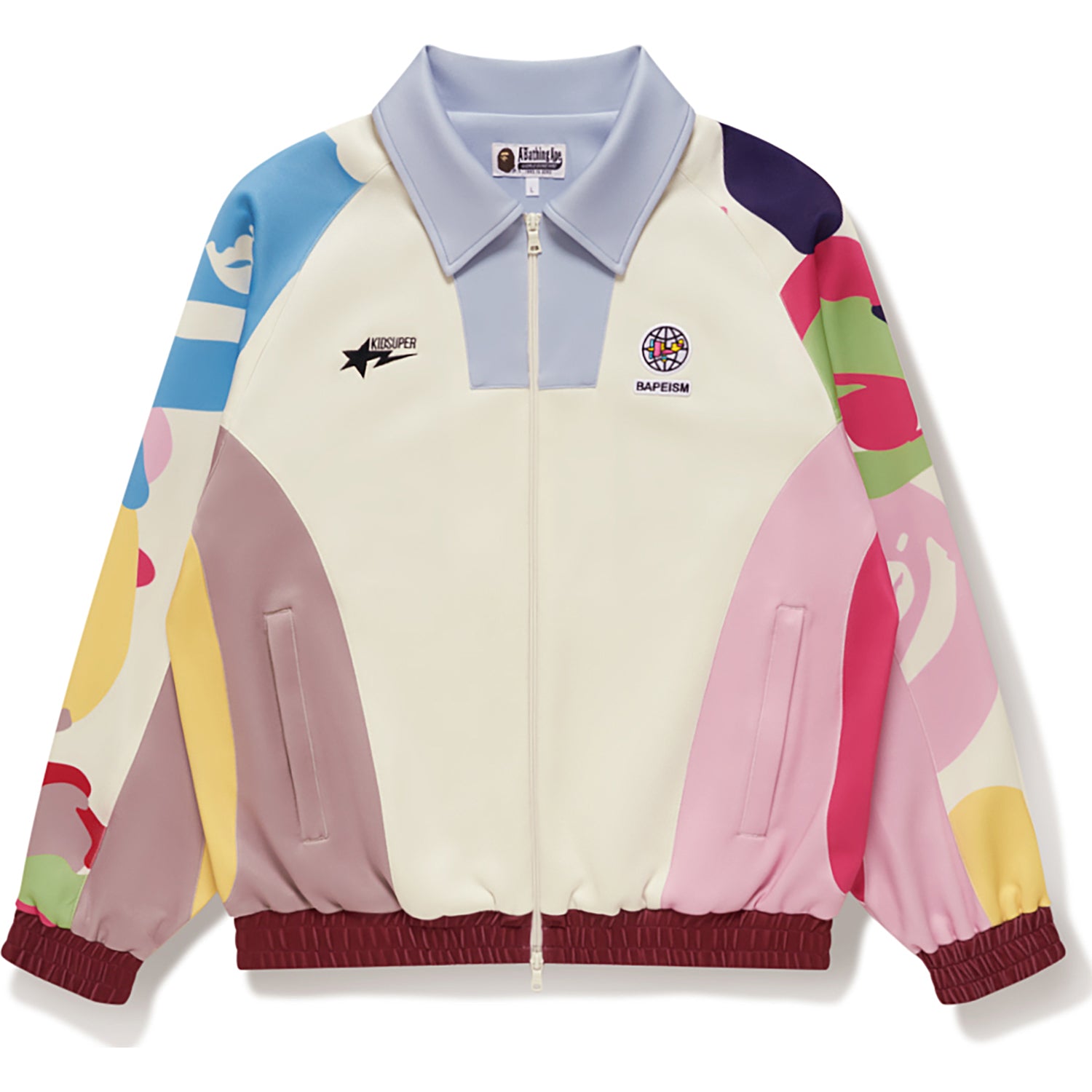 【2024年最新】海外限定の人気アイテム BAPE X us.bape.com – MENS JACKET TRACK PATCHWORK KIDSUPER ジャケット・アウター