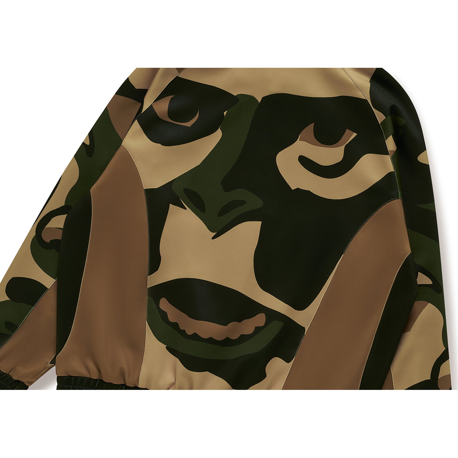 BAPE X KIDSUPER PATCHWORK TRACK JACKET MENS