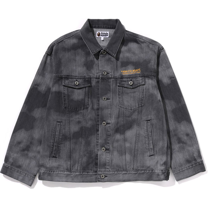 HIGH TONE BLEACH DENIM JACKET MENS