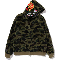 1ST CAMO 2ND SHARK BOA HOODIE JACKET MENS