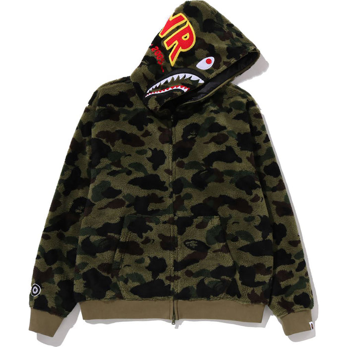 1ST CAMO 2ND SHARK BOA HOODIE JACKET MENS