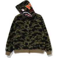 1ST CAMO 2ND SHARK BOA HOODIE JACKET MENS