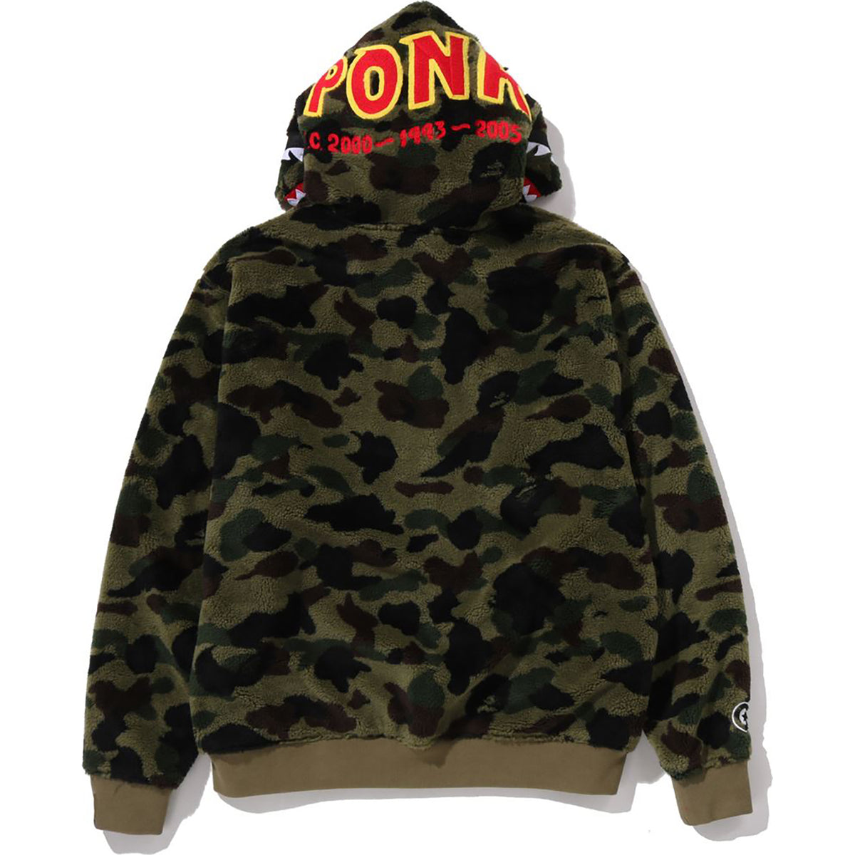 1ST CAMO 2ND SHARK BOA HOODIE JACKET MENS