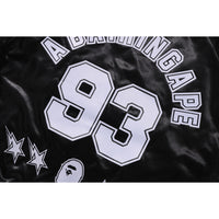 BAPE X M&N NBA - NEW JERSEY NETS SATIN JACKET MENS