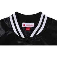 BAPE X M&N NBA - NEW JERSEY NETS SATIN JACKET MENS