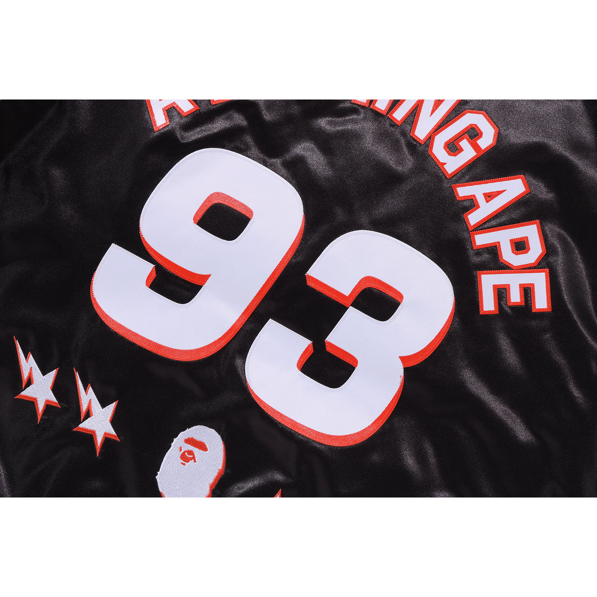 BAPE X M&N NBA - PHOENIX SUNS SATIN JACKET MENS