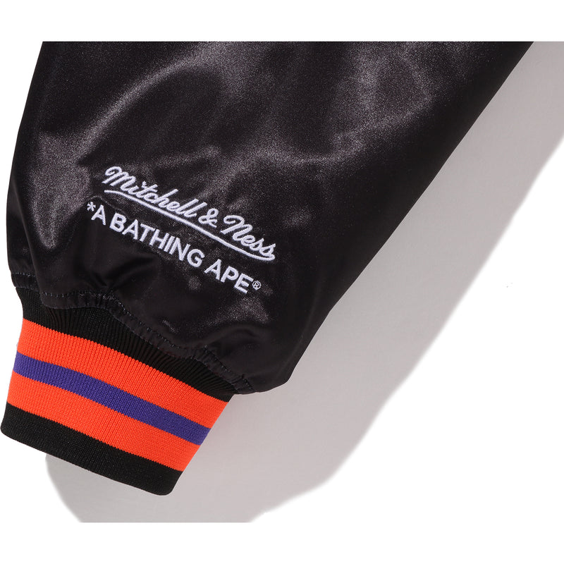 BAPE X M&N NBA - PHOENIX SUNS SATIN JACKET MENS