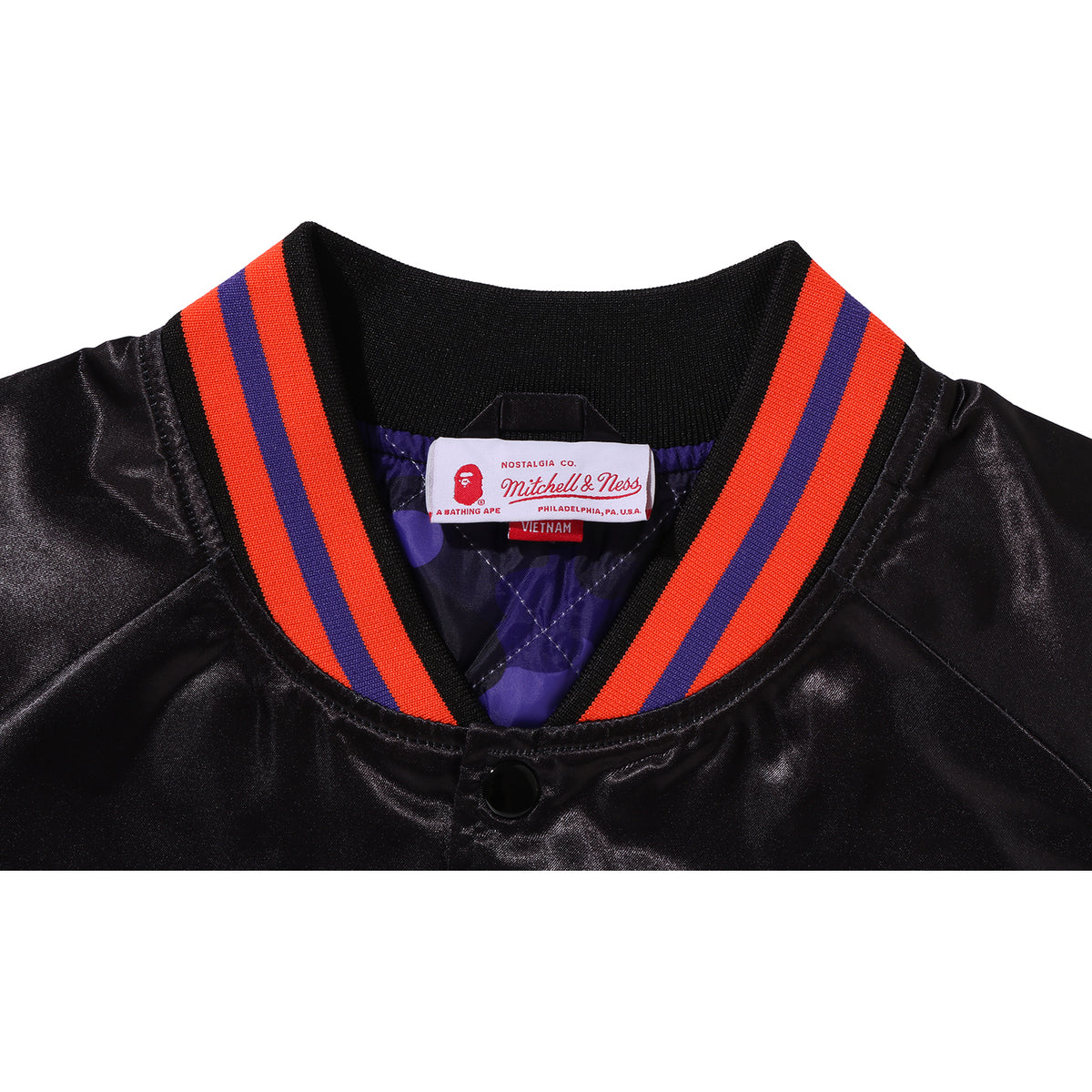 BAPE X M&N NBA - PHOENIX SUNS SATIN JACKET MENS
