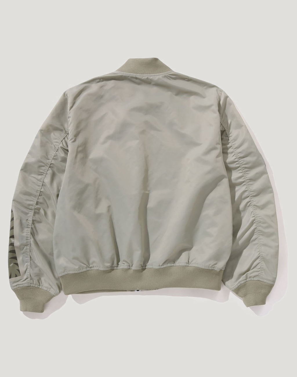 TONAL CHAIN STITCH SHARK BOMBER JACKET MENS