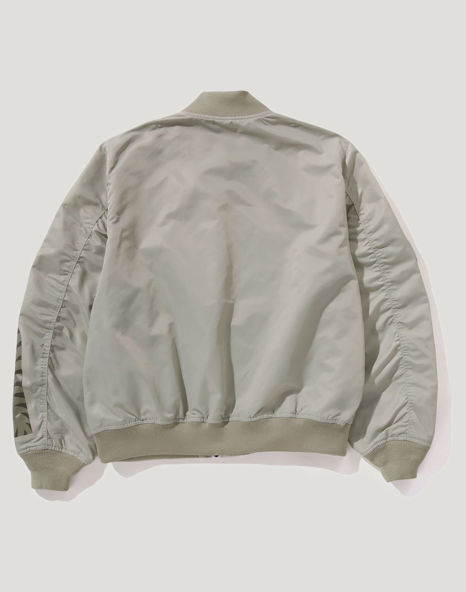 TONAL CHAIN STITCH SHARK BOMBER JACKET MENS