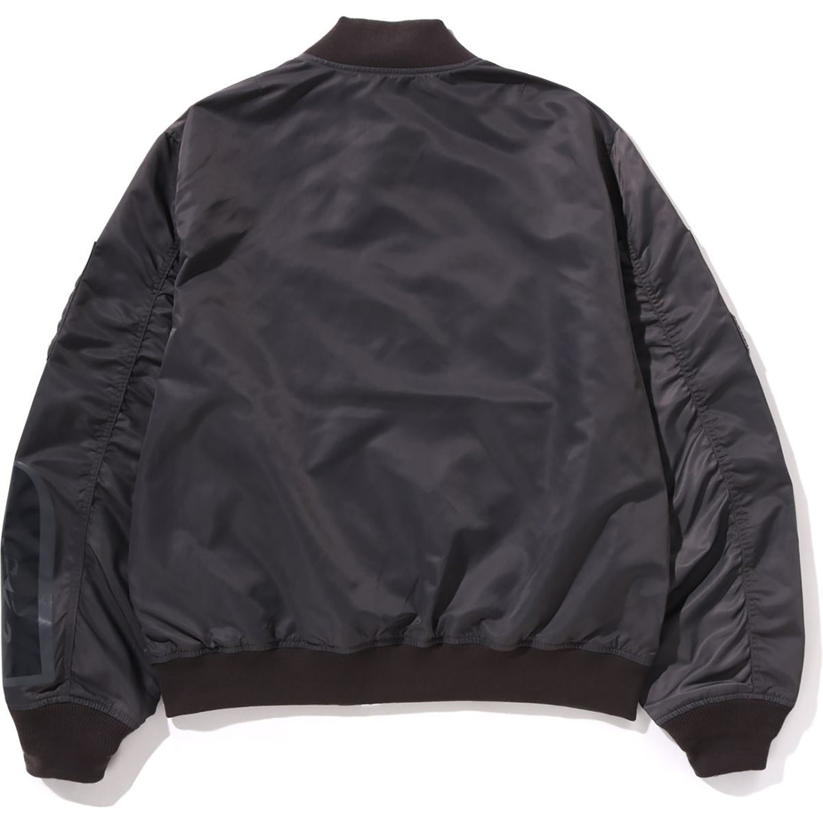 TONAL CHAIN STITCH SHARK BOMBER JACKET MENS