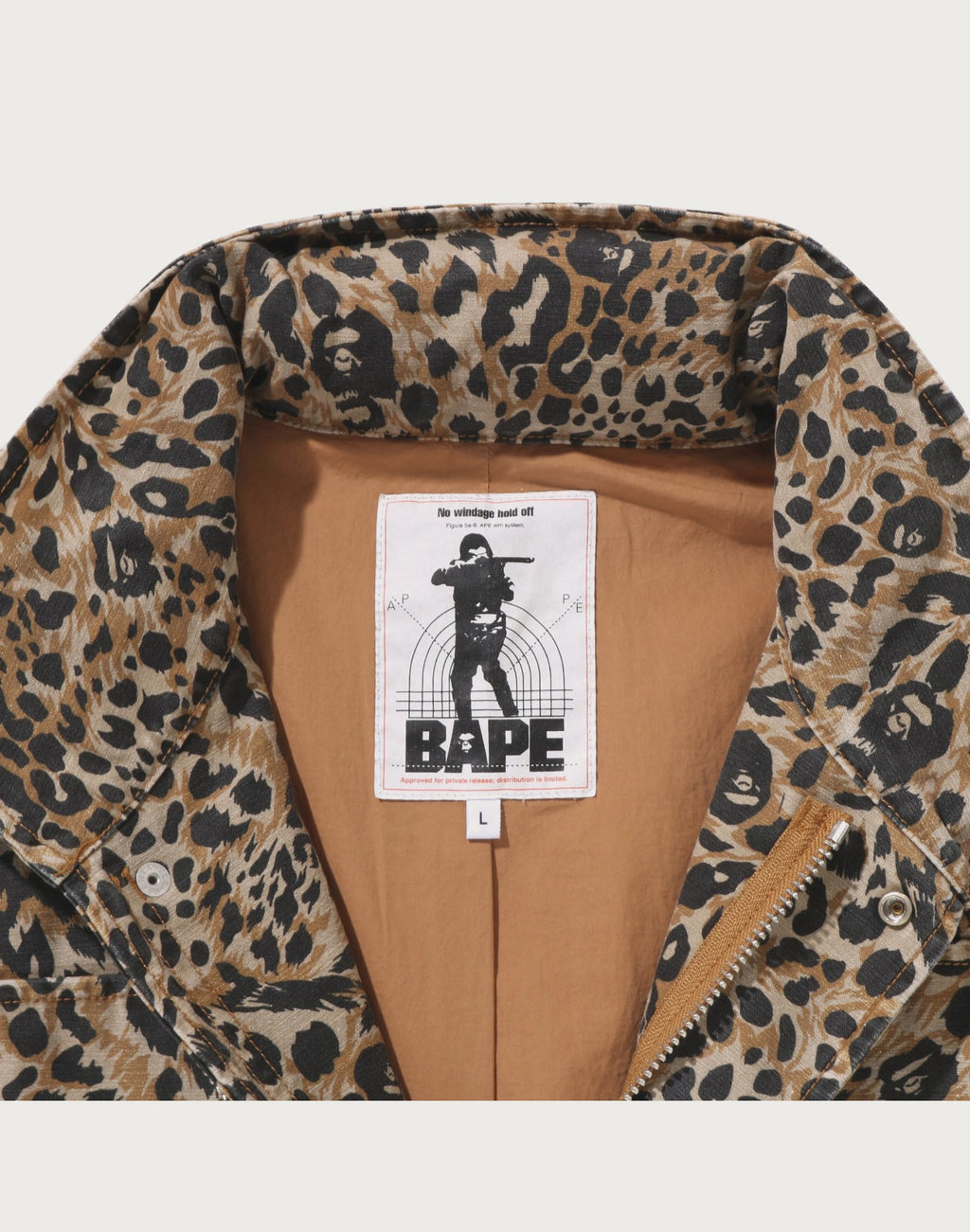 WILD LEOPARD PATTERN 65 JACKET MENS