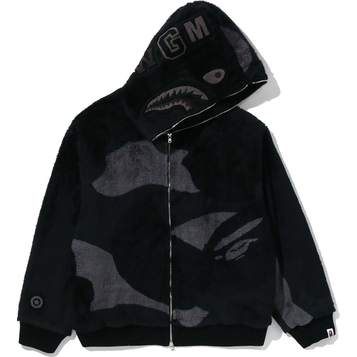 COLOR CAMO SHARK FULL ZIP SHERPA JACKET MENS