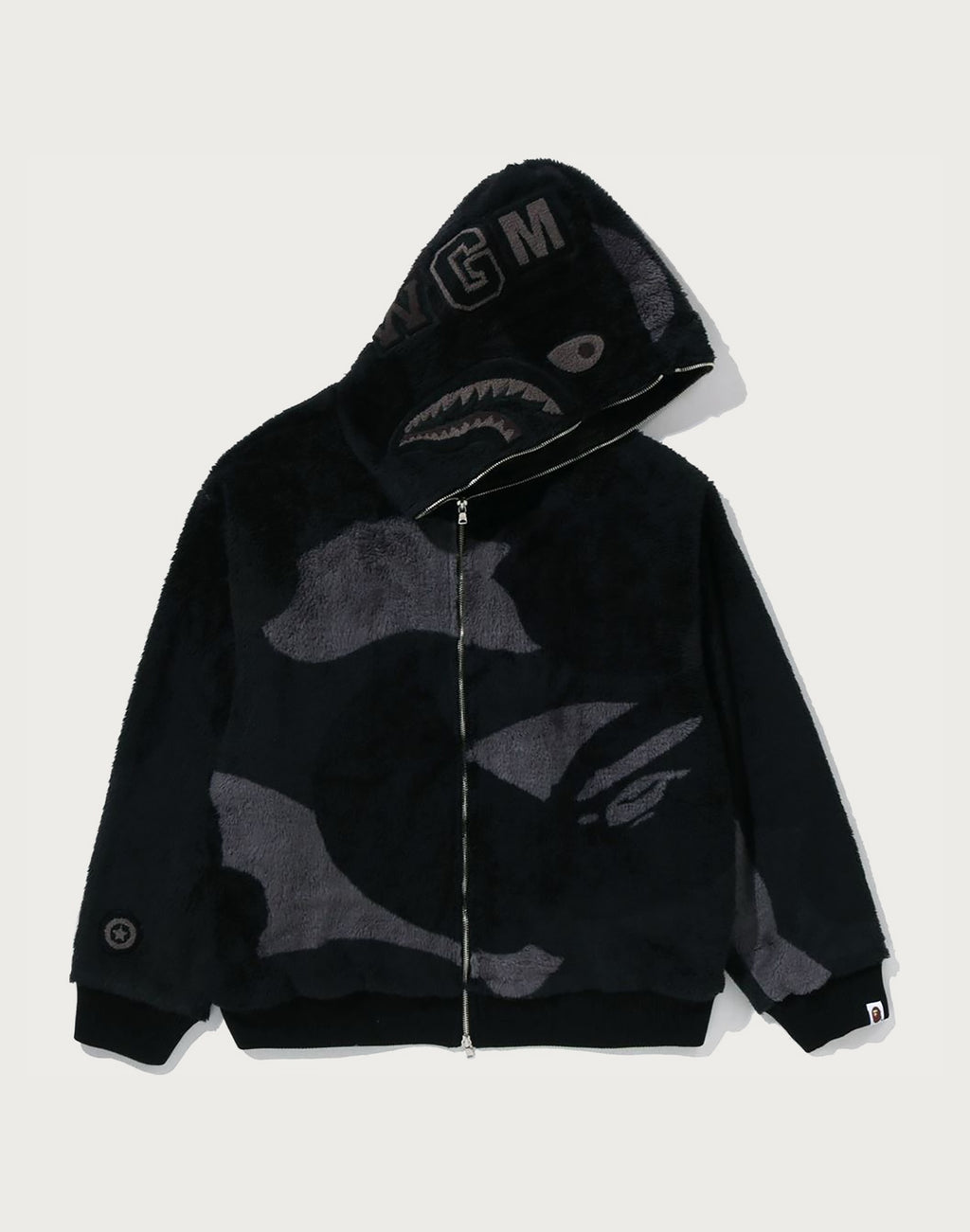 COLOR CAMO SHARK FULL ZIP SHERPA JACKET MENS
