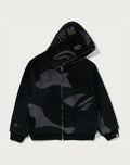 COLOR CAMO SHARK FULL ZIP SHERPA JACKET MENS