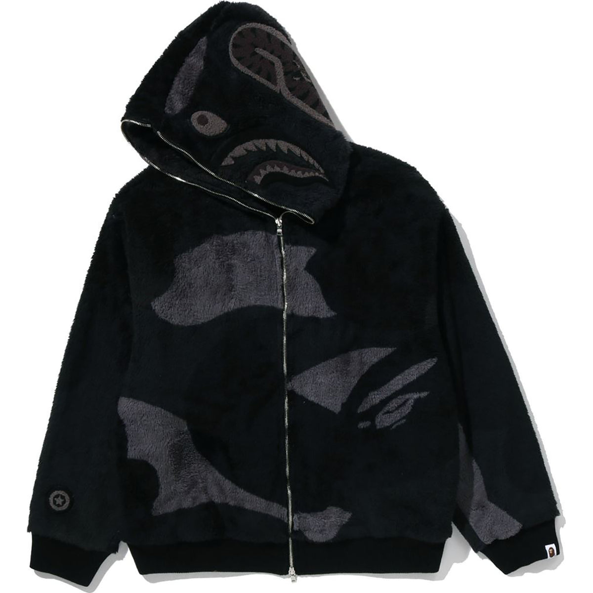 COLOR CAMO SHARK FULL ZIP SHERPA JACKET MENS