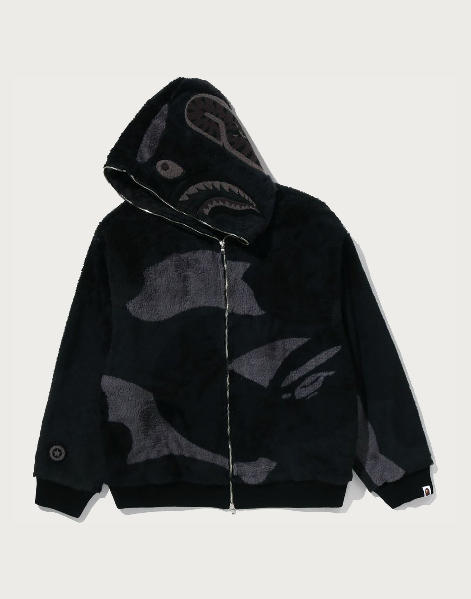 美品 A BATHING APE ラインカモ ナイロン トラックジャケット XS COLOR CAMO SHARK FULL ZIP SHERPA JACKET MENS – us.bape.com