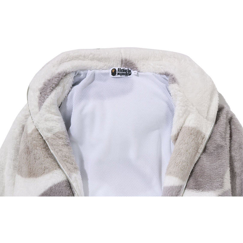 COLOR CAMO SHARK FULL ZIP SHERPA JACKET MENS