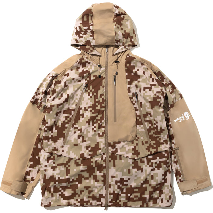 BAPE BY KAZUKI KURAISHI UAP CAMO SNOWBOARD 3-LAYER JACKET MENS