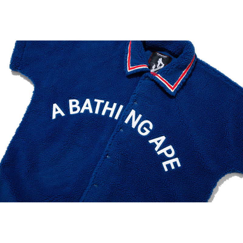 BAPE BY KAZUKI KURAISHI SHERPA DETACHABLE COACH JACKET MENS