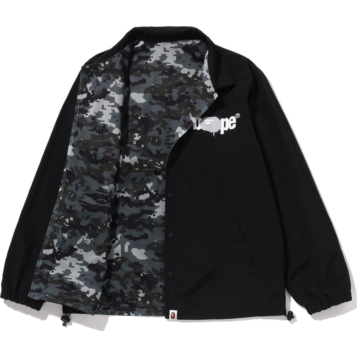 BAPE REVERSIBLE COACH JACKET MENS