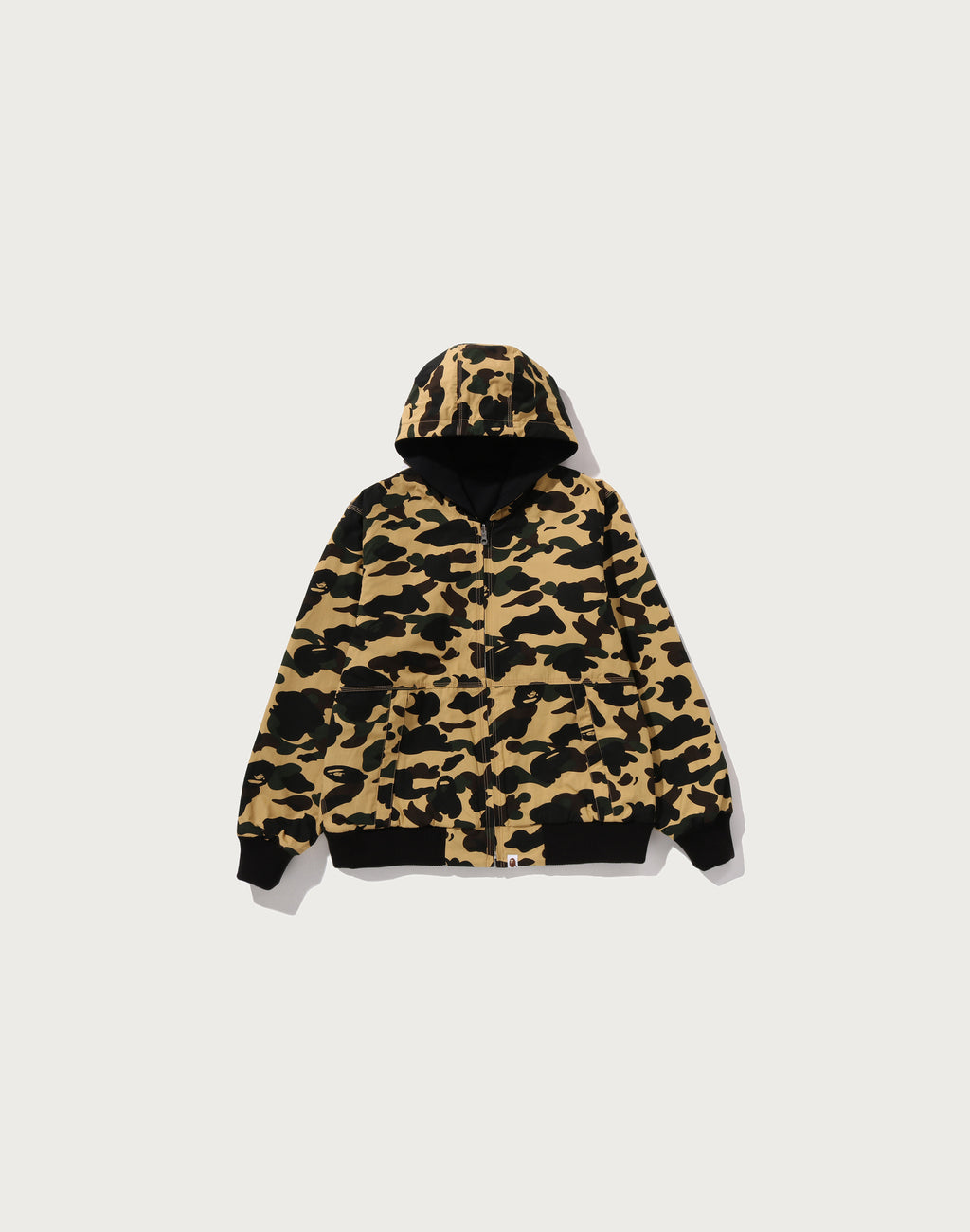 1ST CAMO REVERSIBLE ZIP HOODIE JACKET MENS