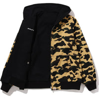 1ST CAMO REVERSIBLE ZIP HOODIE JACKET MENS