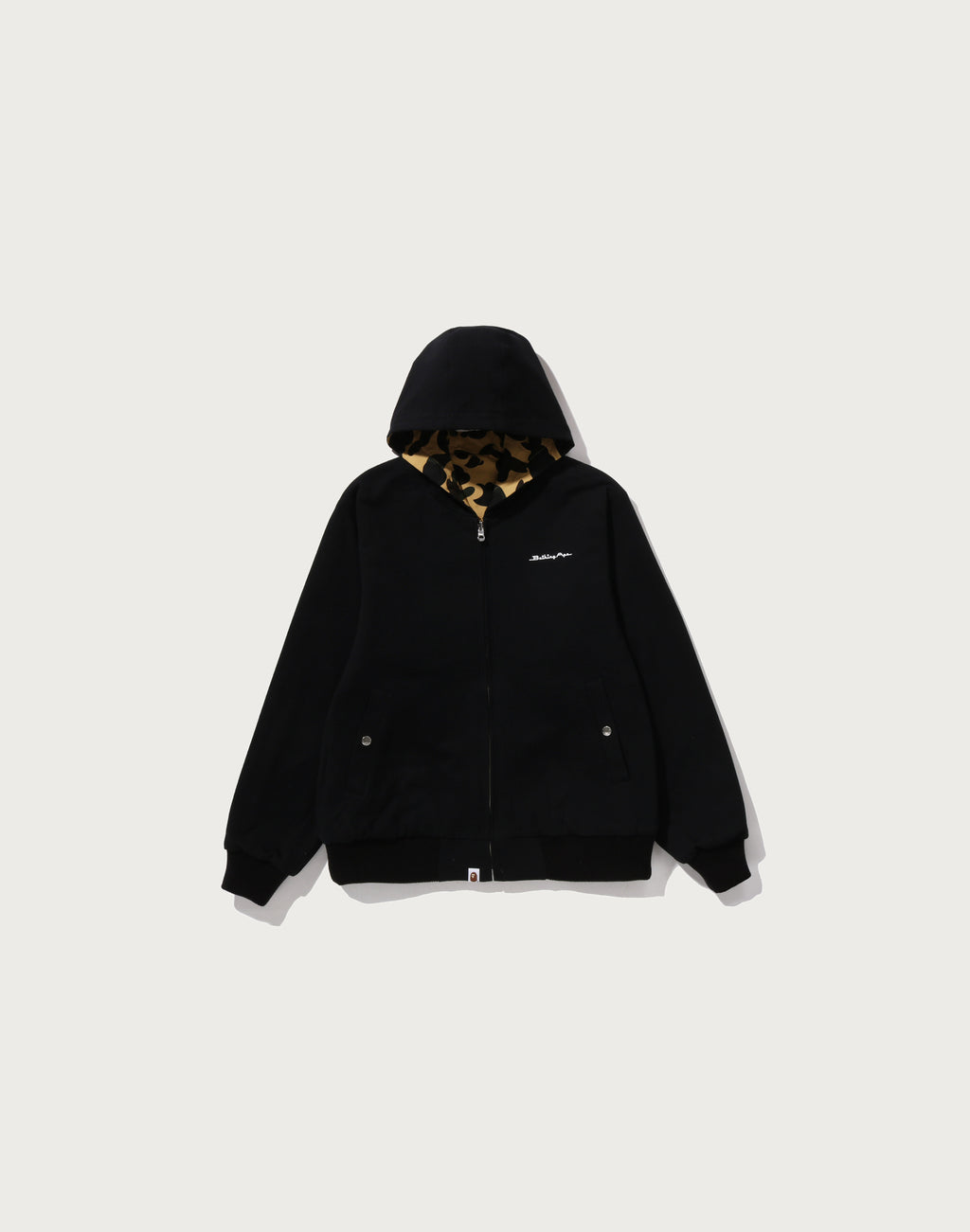 1ST CAMO REVERSIBLE ZIP HOODIE JACKET MENS