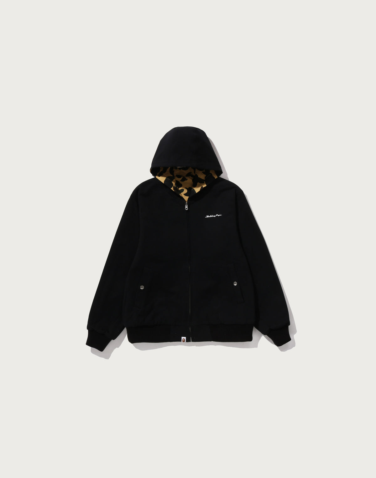1ST CAMO REVERSIBLE ZIP HOODIE JACKET MENS