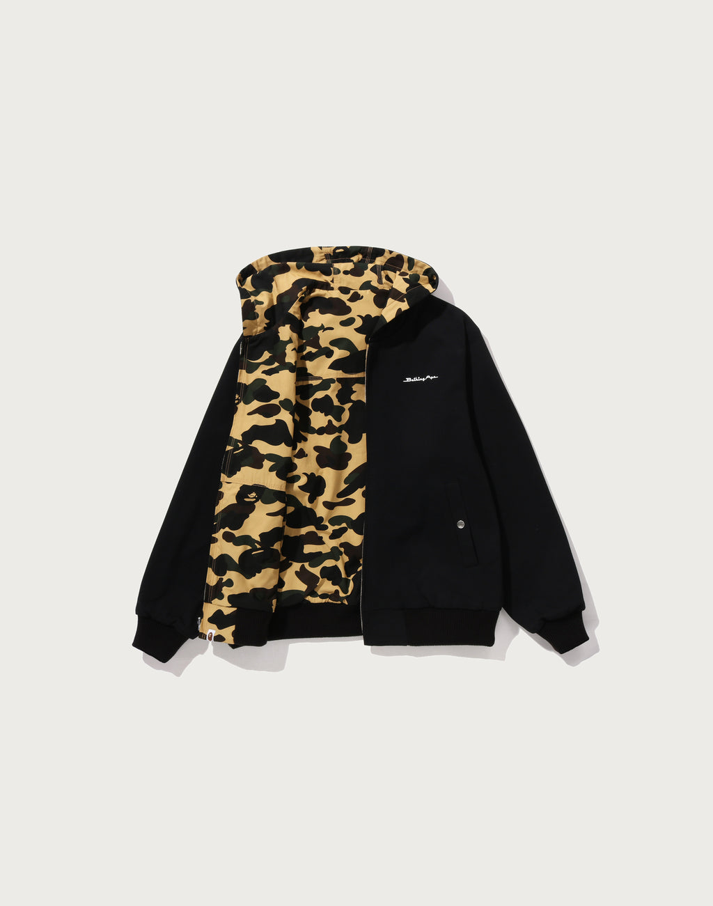1ST CAMO REVERSIBLE ZIP HOODIE JACKET MENS