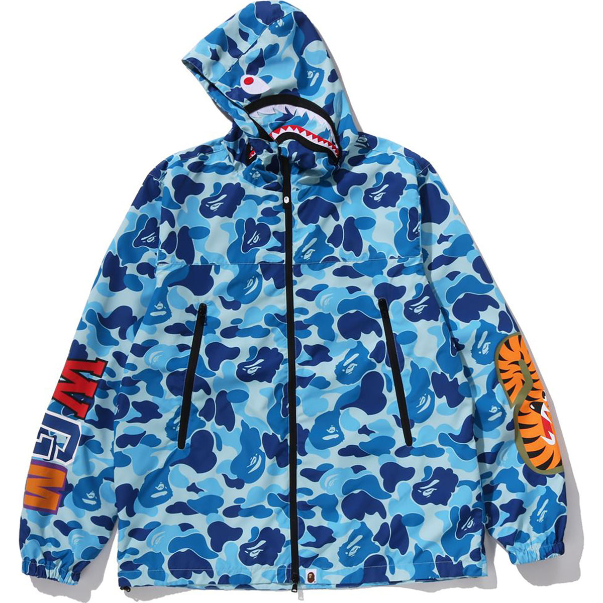 ABC CAMO SHARK HOODIE JACKET MENS