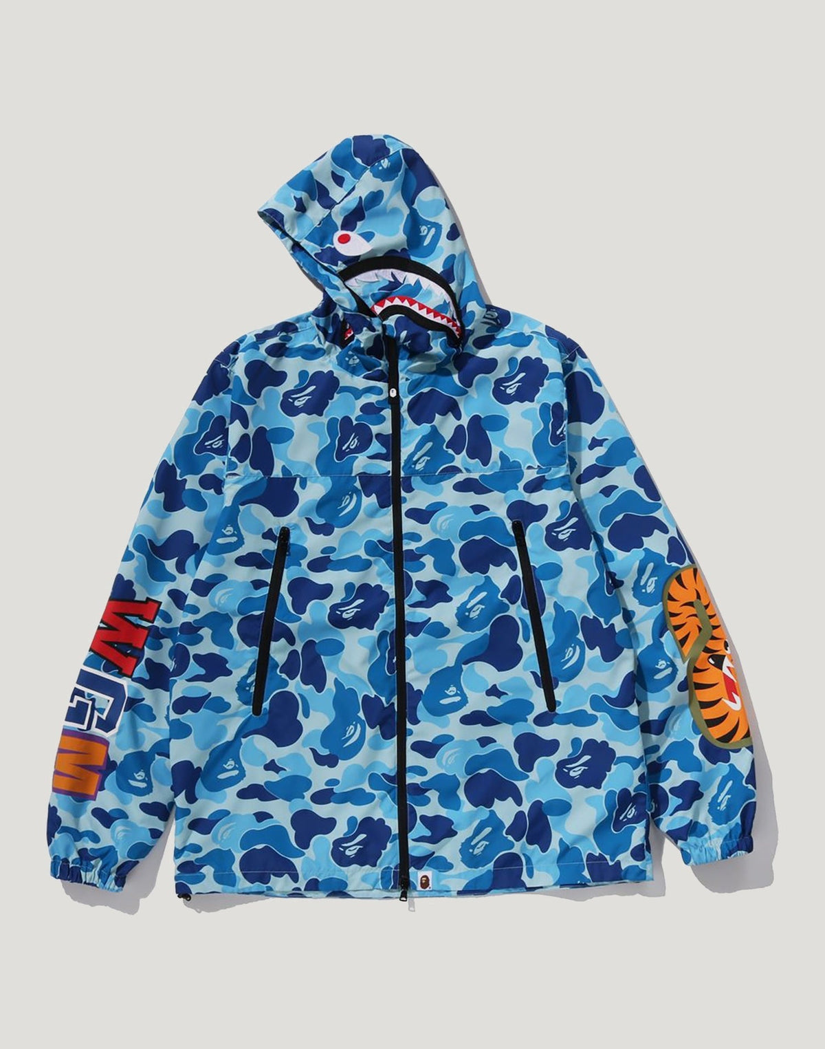ABC CAMO SHARK HOODIE JACKET MENS