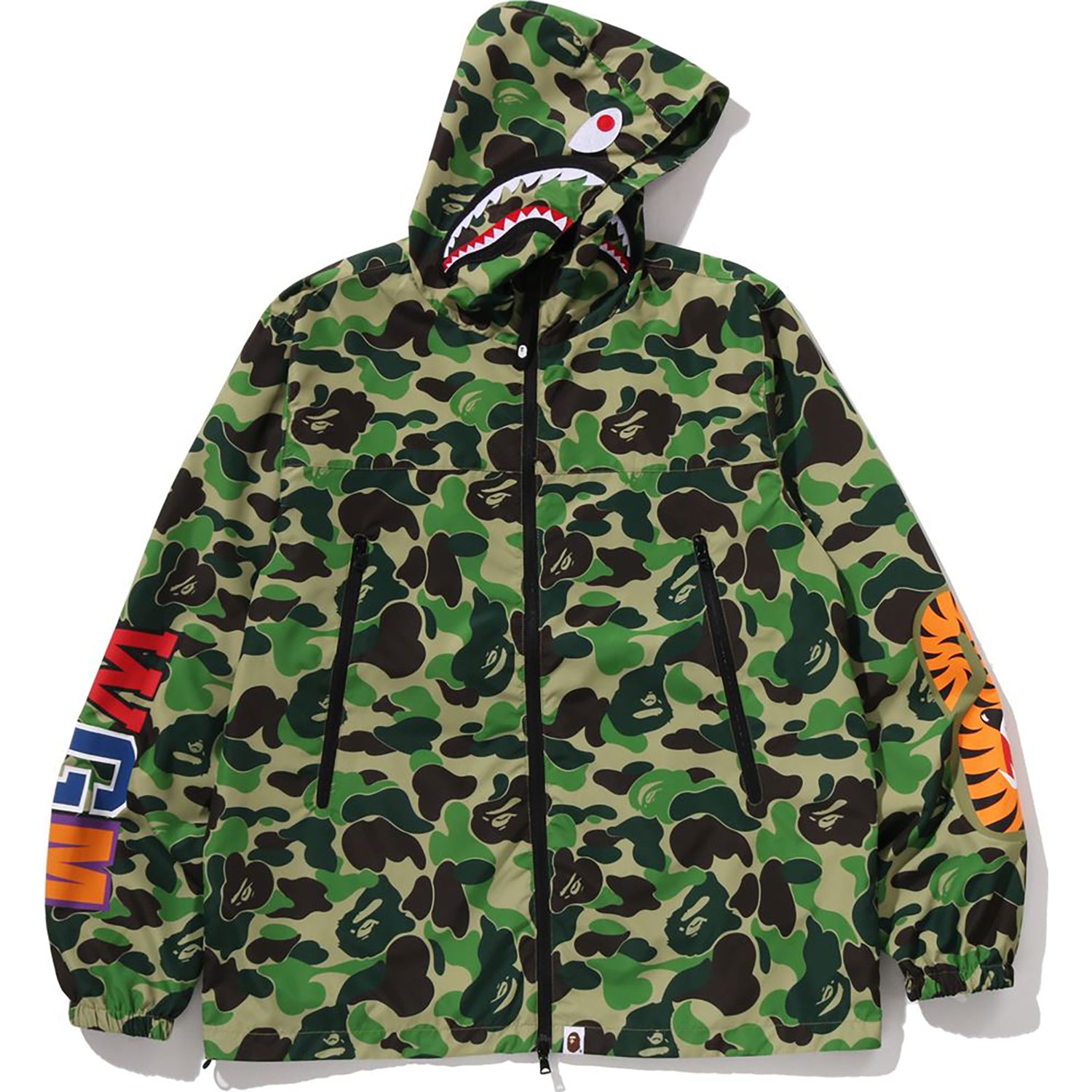 ABC CAMO SHARK HOODIE JACKET MENS – us.bape.com